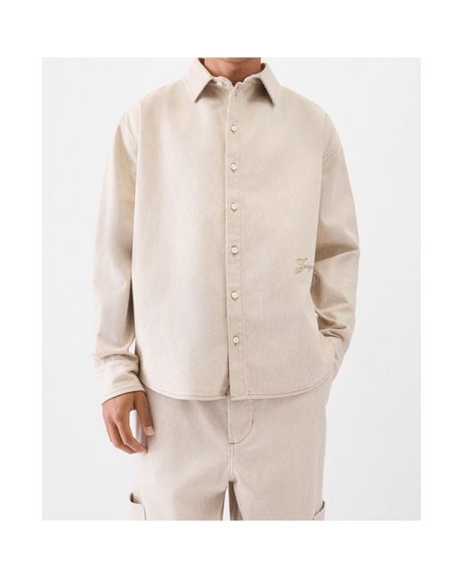 Jacquemus Natural The Simon De-Nîmes Denim Shirt for men