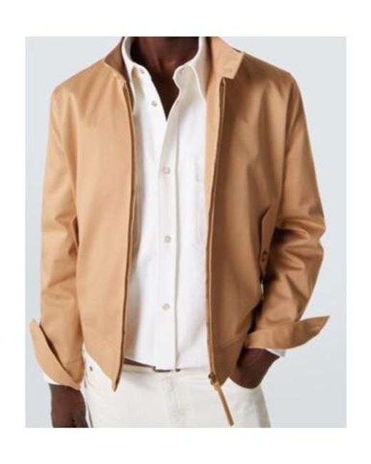 Gabriela Hearst Natural Cotton Blouson Jacket for men