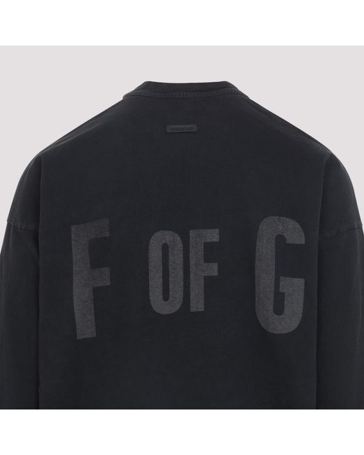 Fear Of God Blue Long Sleeves Tee for men