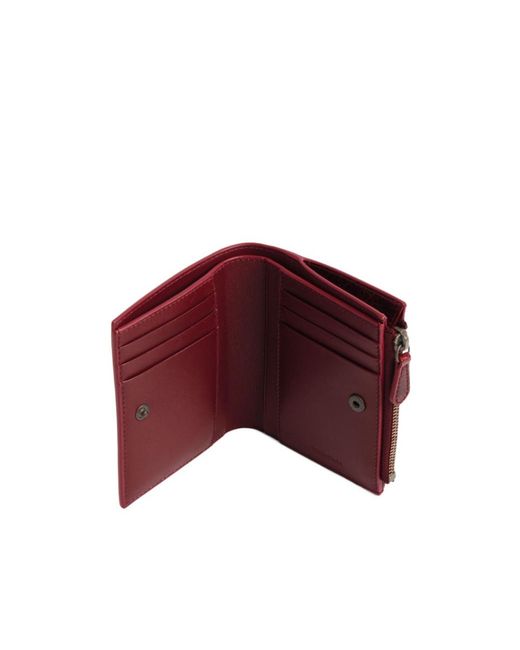 Balenciaga Red Le City Bi-Fold Wallet