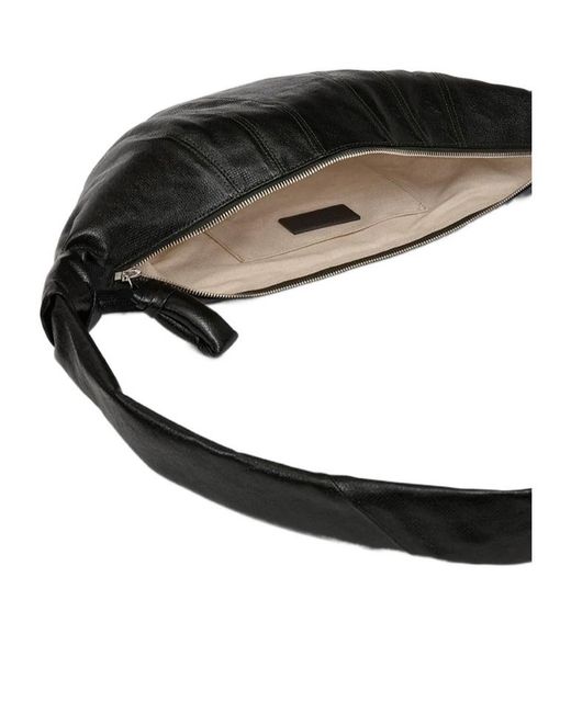 Lemaire Black Medium Croissant Bag