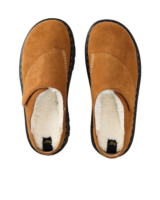 Dr. Martens Brown Flat Mules