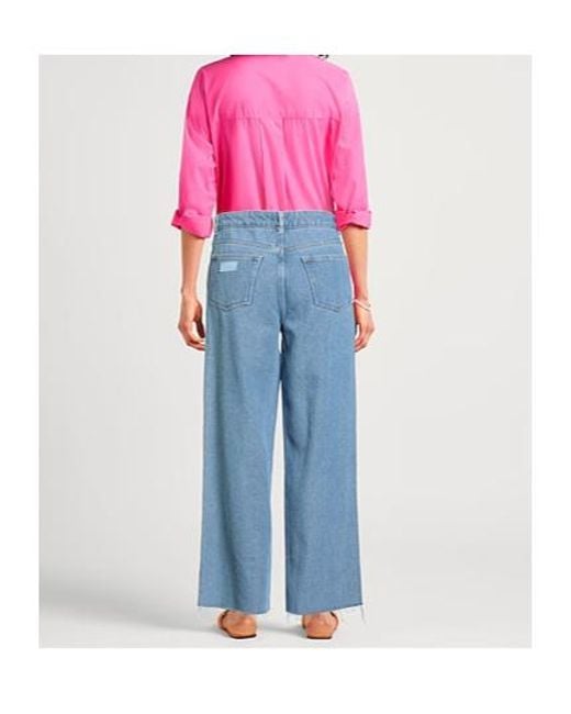 Ganni Blue Wide-Leg Jeans