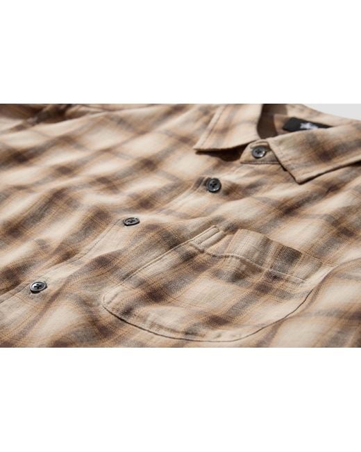 Stussy Natural Plaid Shirt for men