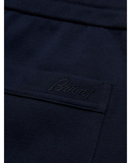 Brioni Blue Essential Stretch Joggers for men