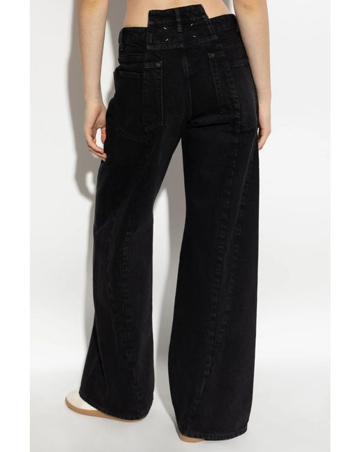 Maison Margiela Black Straight Leg Jeans