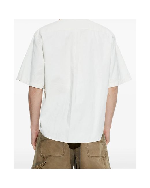 DSquared² White Short Sleeved Buttoned Shirt for men