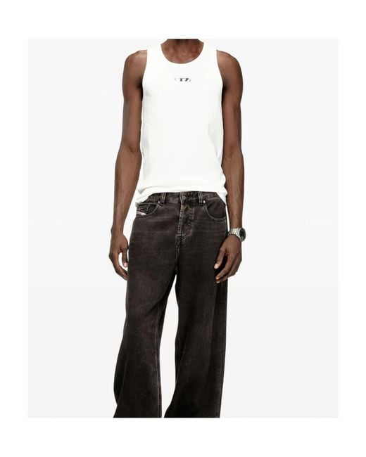 DIESEL White T-Lifty-Iod Tank Top for men