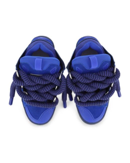 Lanvin Blue Curb Sneakers