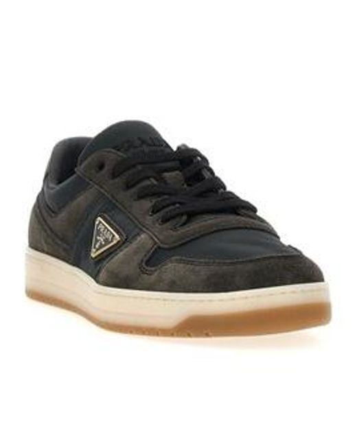 Prada Black Downtown Sneakers for men