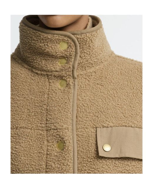 Barbour Natural Cropped Standcollar Sherpa Jacket