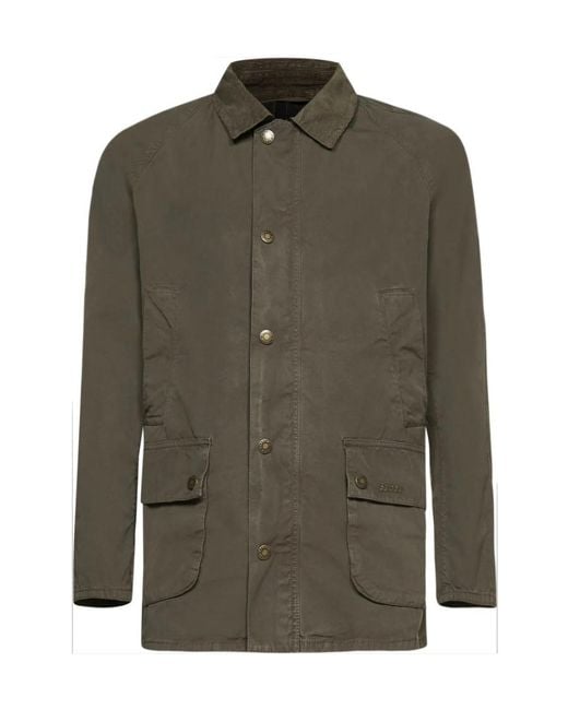 Barbour Green Ashby Casual Jacket for men