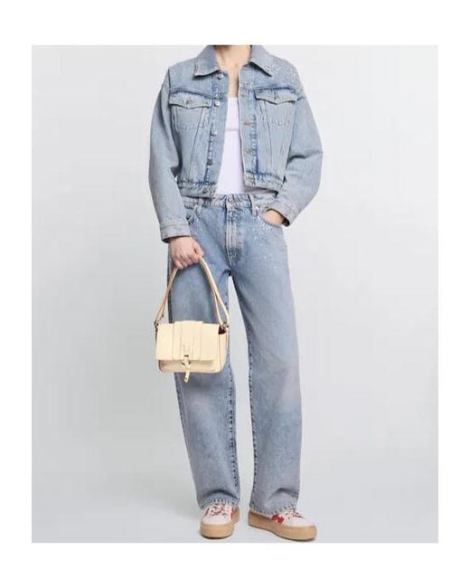 Hogan Natural Flap Shoulder Bag