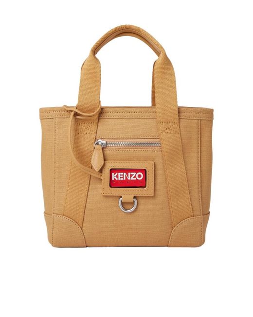 KENZO Orange Paris Mini Tote Bag