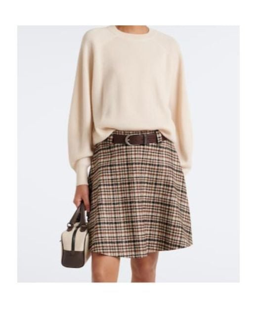 Brunello Cucinelli White Cashmere Sweater