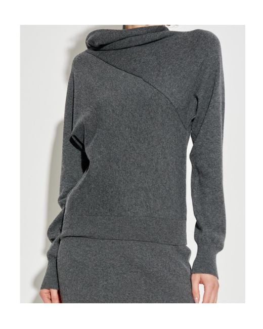 Tom Ford Gray Turtleneck Sweater