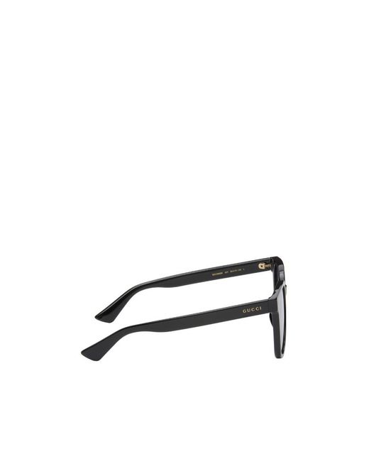 Gucci Gray Eyewear Squared Frame Sunglasses