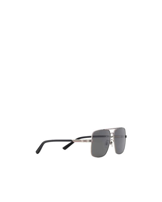 Gucci Metallic Navigator Frame Sunglasses for men