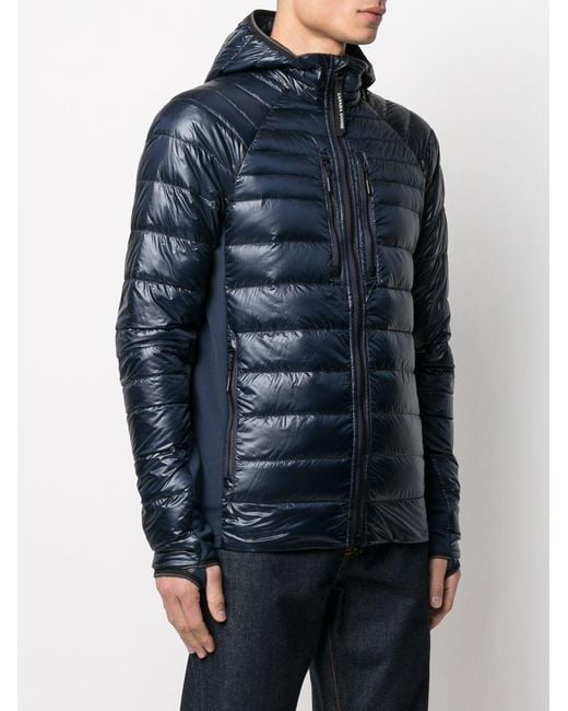 Canada Goose Blue Hybridge Lite Hooded Down Jacket for men