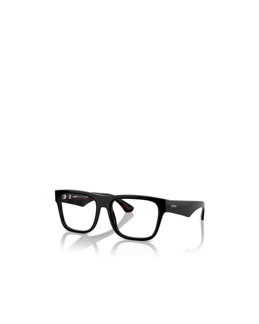 Burberry White Eyewear Square Frame Glasses for men