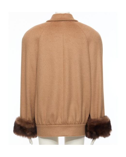 Valentino Brown Collared Long-Sleeved Casual Jacket
