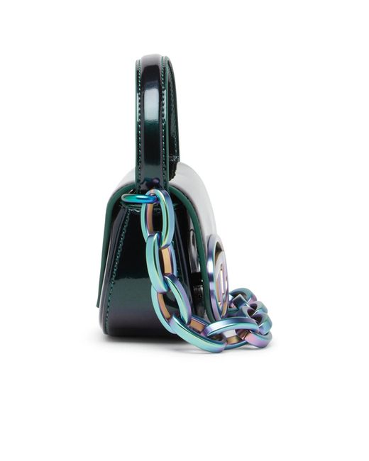 DIESEL Blue Mini 1Dr Appliqué-Logo Crossbody Bag