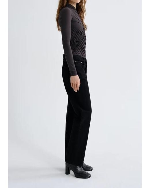 Agolde Black Lupin Bodysuit