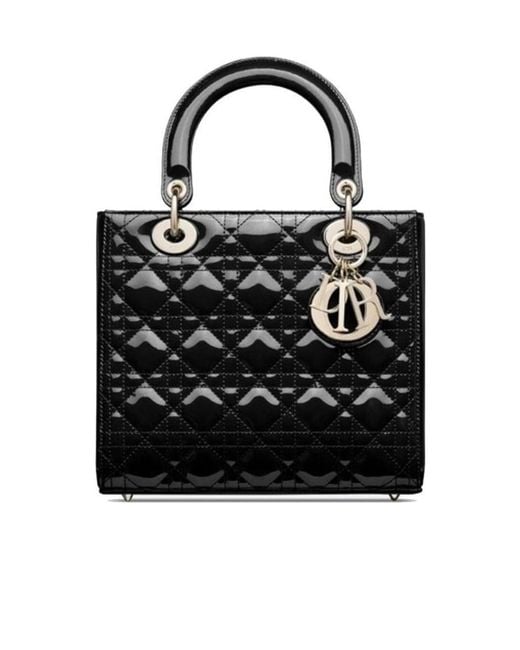 Dior Black Medium Lady Bag