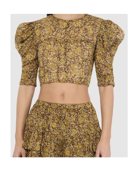 Isabel Marant Natural Printed Tops