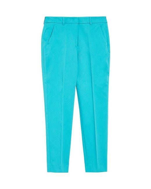 Weekend by Maxmara Blue High-Waisted Casual Pants