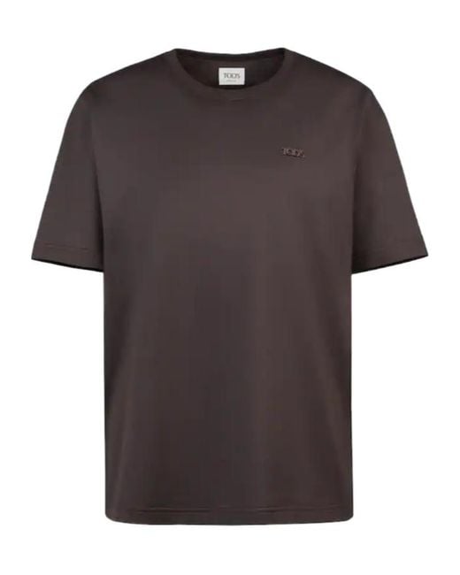 Tod's Black Crew Neck T-Shirt