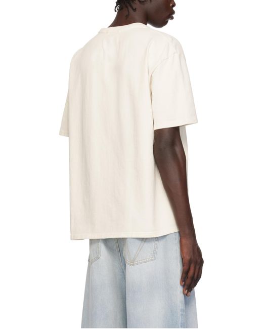 Rhude White Yacht Club Graphic T-Shirt for men