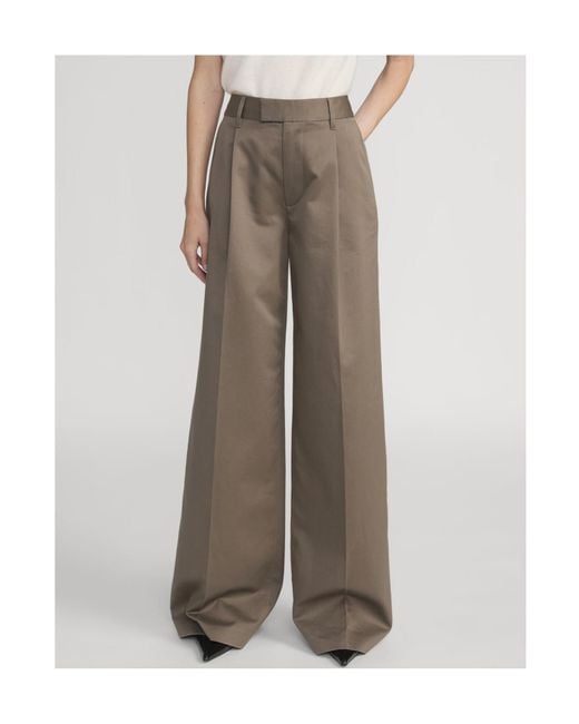 FRAME Brown Casual Pants With Belt Loops