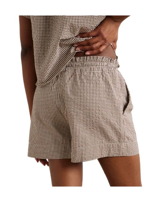 Veronica Beard Gray Gingham Shorts