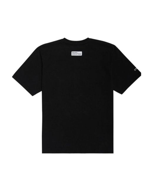 Heron Preston Black Ss Tee Os Split Herons for men
