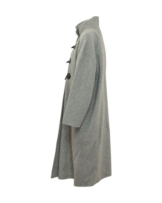 Ba&sh Gray Kaya Toggle Coats