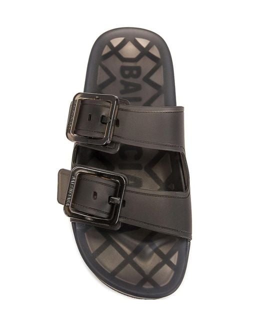 Balenciaga Black Mallorca Platform Sandals