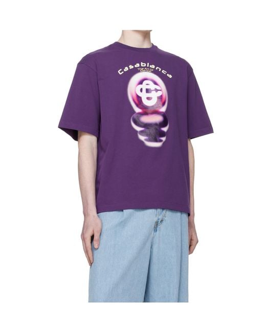 Casablanca Purple The Art Of Dance T-Shirt for men