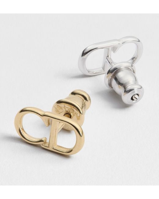 Dior White Cd Icon Earrings for men