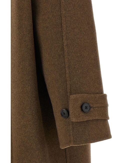 The Row Brown 'kenet' Coat for men