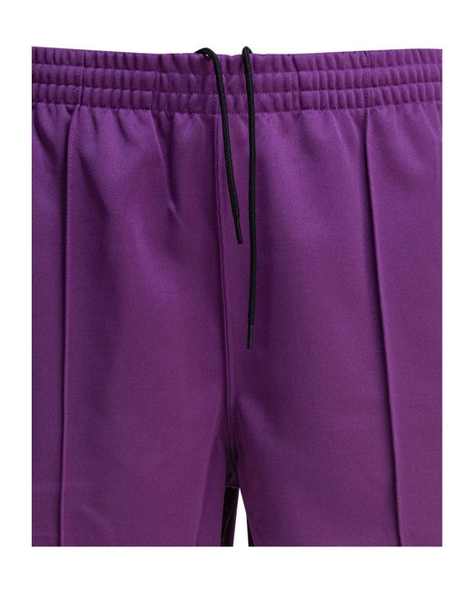 Needles Purple X Kae Tanaka Striped Track Pants for men