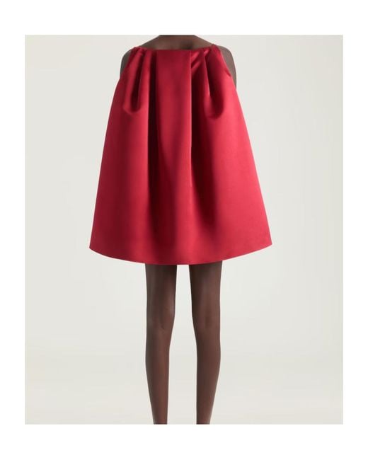 Givenchy Red Sliced Mini Dress