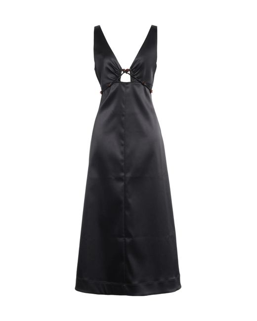 Ganni Black Sleeveless Dress