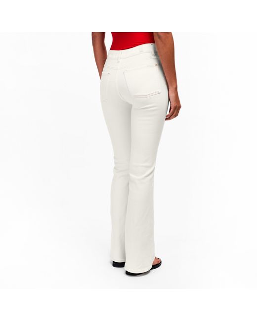 7 For All Mankind Natural Bootcut Jeans