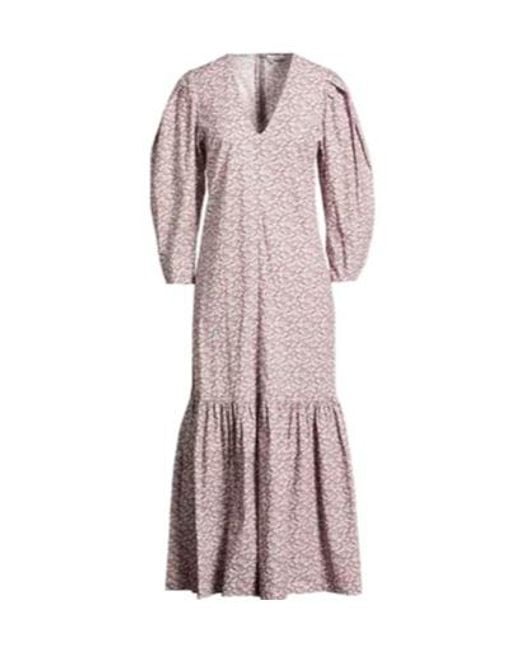 Ganni Pink Floral Dress