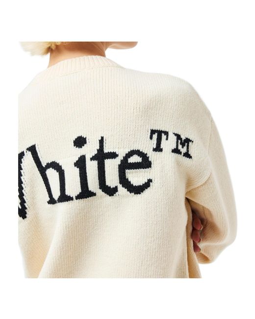 Off-White c/o Virgil Abloh White Logo Crew Neck Jumper