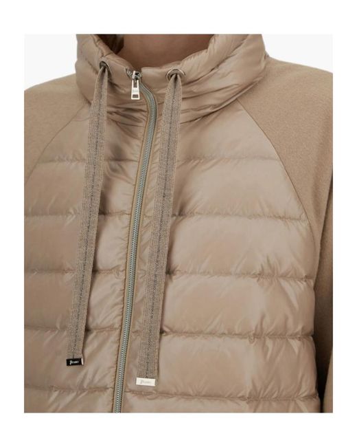 Herno Natural Stand-Up Collar Down Jacket