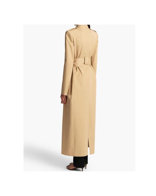 Khaite Natural Maxwell Belted Trench Coat
