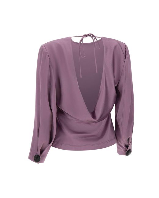 JACQUES WEI Purple Shirts