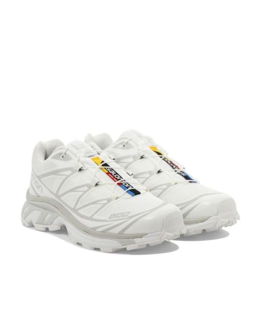 Salomon Lab White Salomon Xt-6 Advanced Low-Top Sneakers for men